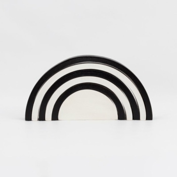 Arcoiris 6 Fino Blanco Y Negro